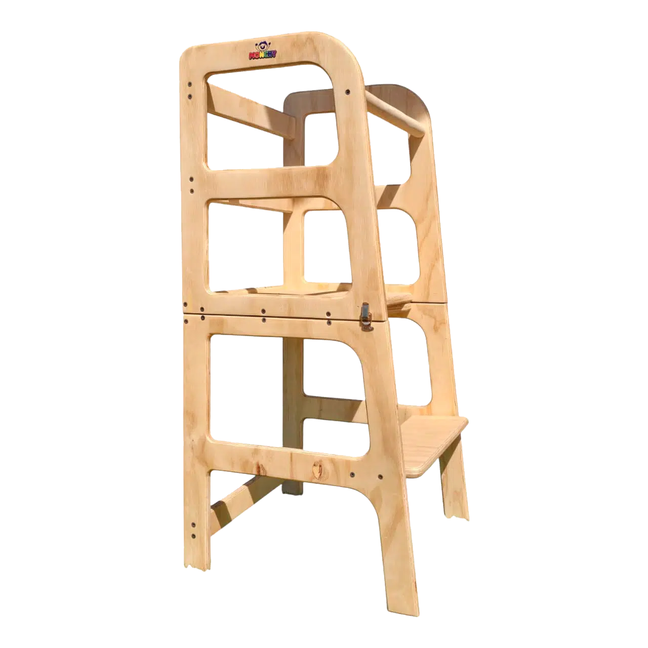 Torre de Aprendizaje Montessori 2 en 1 Convertible en Mesa y Silla