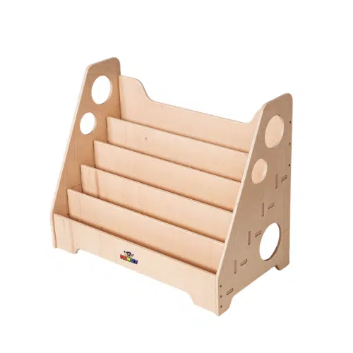 Librero Montessori Frontal 5 Pisos de Madera - Imagen 3