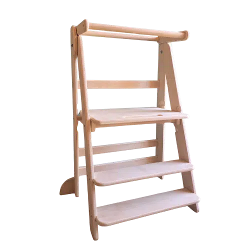 torre de aprendizaje evolutiva y plegable montessori