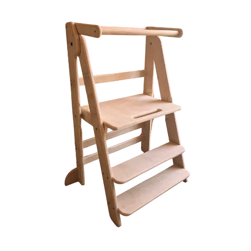 torre de aprendizaje evolutiva y plegable montessori