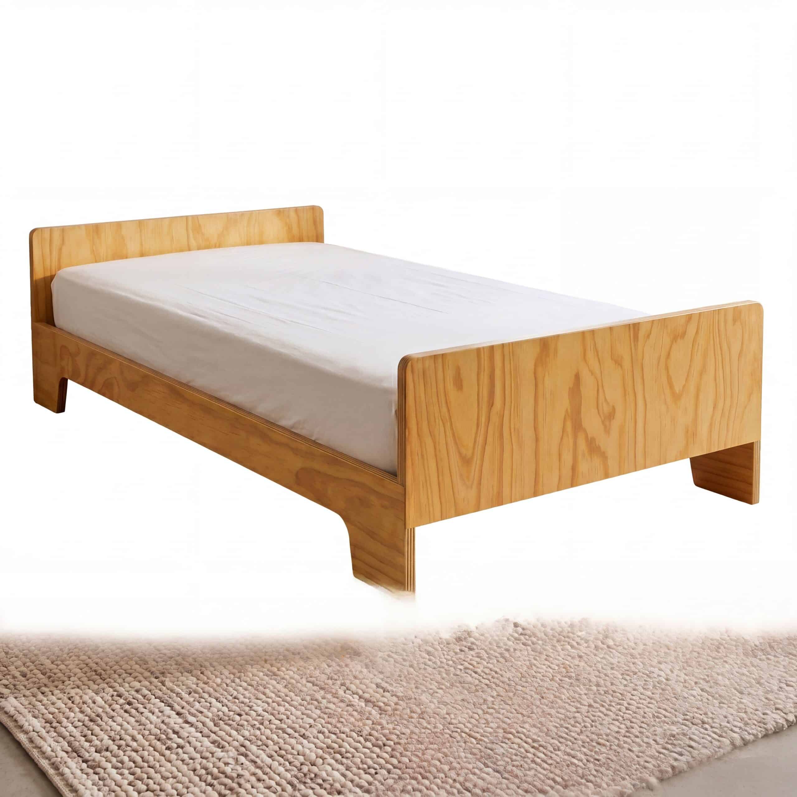 Cama Montessori Monchy, vista principal en fondo blanco para tienda online.
