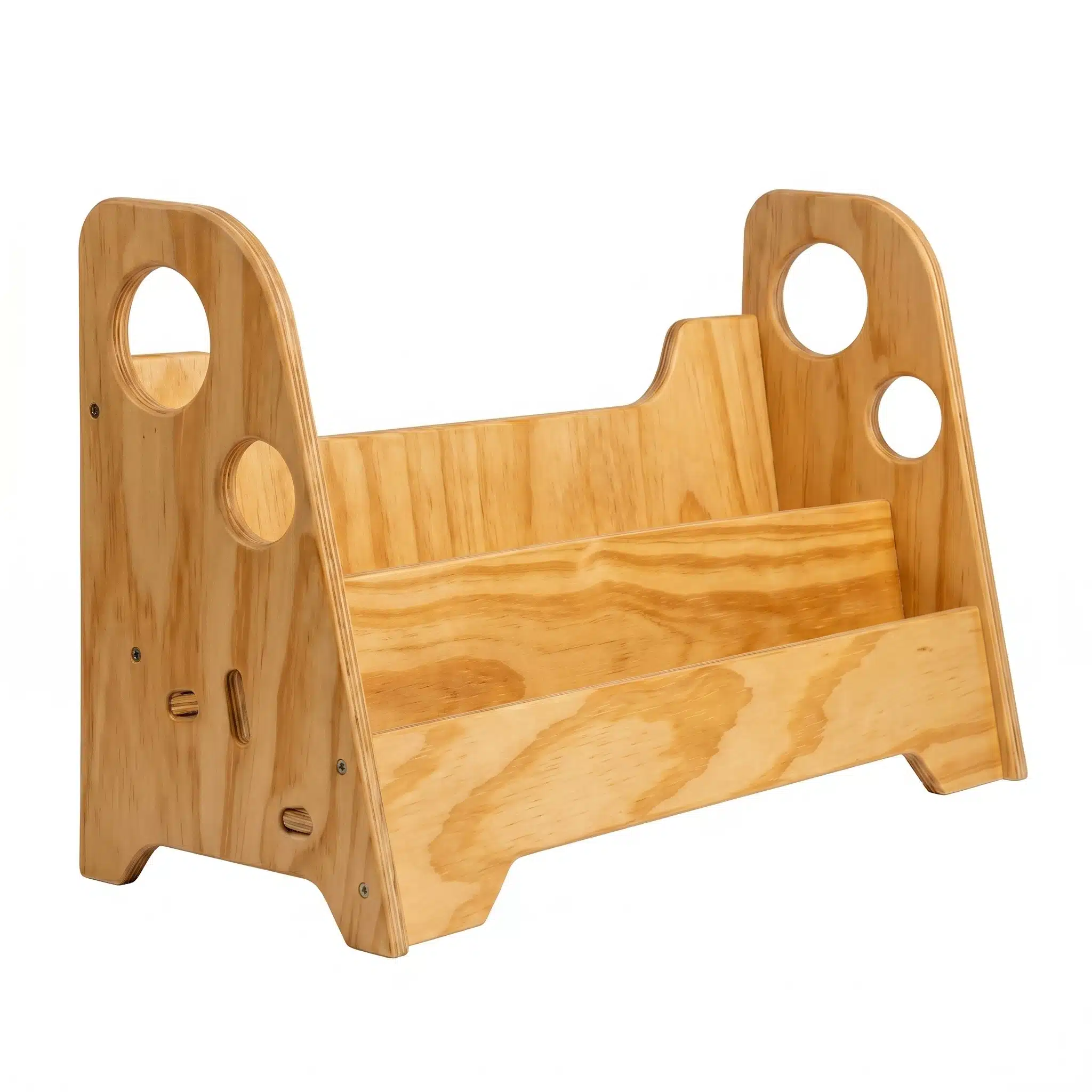 Librero Montessori Mini en Madera Monchy, vista principal en fondo blanco para tienda online.