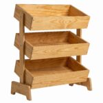 Organizador de Juguetes Montessori en Madera Monchy, vista principal en fondo blanco para tienda online.